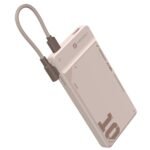 Purchase Portronics Luxcell Uno 10K 10000 mAh 22.5W Quick Charging Energy Financial institution with Removable Kind C Cable, Extremely Slim Energy Financial institution with Mach USB-A Output, Kind C PD Output, Kind C Enter, Wake Up Button(Mocha) – Greatest Value India | AskMeFlash
