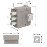 Purchase Plantex Heavy Obligation Lifeless Bolt Lock/Rim Lock Set/Trio for Residence/Workplace/Lodge - Pack of 1 (Matt) - Finest Value India | AskMeFlash - Image 4