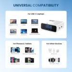Purchase Portronics 100W Adapto 100D Quick Charging 5 Port Adaptor with LCD Energy Show, 3 Kind C PD Port, 2 USB-A Mach Port, Quick Charging Appropriate with Laptops, Macbooks, Smartphones (White) - Greatest Value India | AskMeFlash - Image 5