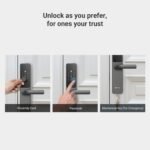 Purchase EZVIZ by Hikvision|Sensible Fingerprint Door Lock|Keyless Entry|Realtime Cellular Alerts|Baby Security Lock|BuiltIn DoorBell|Waterproof Design|Helps Emergency PowerSupply|DL05, Black - Greatest Value India | AskMeFlash - Image 5