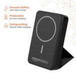Purchase Amazon Fundamentals 10000mAh 20W Quick Charging Energy Financial institution and 15W Wi-fi Output | Kind C Energy Supply (Enter & Output) Fast Cost| Two Means Quick Cost | Made in India (Black) - Greatest Worth India | AskMeFlash - Image 7