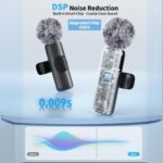 Purchase GADGETSWEAR Twin Wi-fi Lavalier Microphone for Youtubers, 3-in-1 Plug-and-Play Wi-fi Mic, for iPhone/Android/DSLR Digital camera/USB-C Plug/iPad, Noise-Cancelling Mic for Vlogging, Streaming, Podcast - Greatest Worth India | AskMeFlash - Image 2