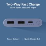 Purchase Xiaomi Energy Financial institution 4i 10000mAh 22.5W Quick Charging PD|Good 12 Layer Safety| Sturdy Metal Casing |Triple Output Ports|Helps All Telephone(MI Energy Financial institution),Purple - Finest Worth India | AskMeFlash - Image 7
