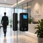 Purchase Glass Door Biometric Lock Multi-Unlock Strategies Face Recognition Door Lock Anti-Peep Passcode for Firm House owners, Workplace Personnel, Fingerprint Double - Finest Value India | AskMeFlash - Image 2