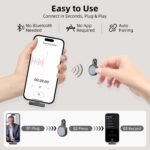 Mini Wireless Lavalier Microphone – Clip-On USB-C Mic with Charging Case & 7H Battery for iPhone & Android - Image 5