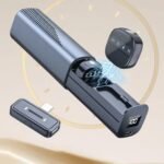 Wireless Lavalier Microphone – Round Magnetic Clip-On Mic for Vlogs & Live Streaming - Image 2