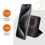Purchase Amazon Fundamentals 10000mAh 20W Quick Charging Energy Financial institution and 15W Wi-fi Output | Kind C Energy Supply (Enter & Output) Fast Cost| Two Means Quick Cost | Made in India (Black) - Greatest Worth India | AskMeFlash - Image 5