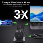 Purchase KARWAN Authentic 65W GaN Charger Multi Port Adapter for Laptops (Dell,HP,ASUS,Samsung) MacBook, iPhone, Android Smartphones & Extra, 3 Port Compact Superfast Charger with GaN, QC 3.0 & PD-3.1 Expertise - Finest Value India | AskMeFlash - Image 9