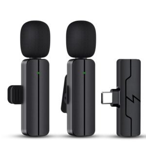 Purchase Wi-fi Lavalier Lapel Microphone for iPhone 15/Android/Laptop – Bluetooth Mini Cellphone Mic for Video Recording, Clip-on USB C Microphones for YouTube Tiktok Podcast Vlog & Livestream – Greatest Worth India | AskMeFlash