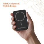 Purchase Amazon Fundamentals 10000mAh 20W Quick Charging Energy Financial institution and 15W Wi-fi Output | Kind C Energy Supply (Enter & Output) Fast Cost| Two Means Quick Cost | Made in India (Black) - Greatest Worth India | AskMeFlash - Image 9