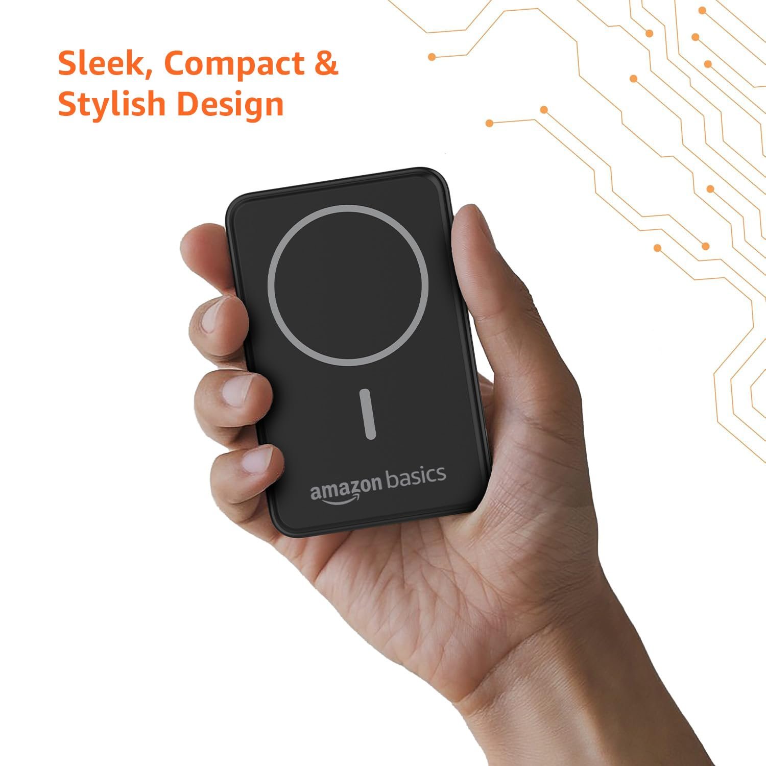 Purchase Amazon Fundamentals 10000mAh 20W Quick Charging Energy Financial institution and 15W Wi-fi Output | Kind C Energy Supply (Enter & Output) Fast Cost| Two Means Quick Cost | Made in India (Black) - Greatest Worth India | AskMeFlash - Image 9