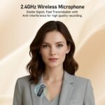 Purchase pTron KWM-2 Sort C Wi-fi Microphone with Charging case w/Noise Cancellation, 48Hrs Battery, 20m Wi-fi Vary, Collar Mic for DSLR/iPhone/Android, Vlog, Streaming/Zoom Assembly (Black) - Greatest Worth India | AskMeFlash - Image 4