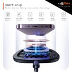 Purchase CALLMATE 15W C-Via Wi-fi Quick Charging Pad for Apple iPhone 15/15 Plus/15 Professional/15 Professional Max, iPhone 14/14 Plus/14 Professional/Max, iPhone 13/12/11 Collection, Common Compatibility (Black, Clear Design) - Finest Worth India | AskMeFlash - Image 4