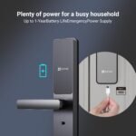 Purchase EZVIZ by Hikvision|Sensible Fingerprint Door Lock|Keyless Entry|Realtime Cellular Alerts|Baby Security Lock|BuiltIn DoorBell|Waterproof Design|Helps Emergency PowerSupply|DL05, Black - Greatest Value India | AskMeFlash - Image 8