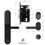 Purchase Godrej Advantis Sensible Lock | GSL D1R | 3 in 1 Digital Lock I Fingerprint, Cell App & BLE | Excellent for Left-Hand, Exterior Opening Doorways I 3-Yrs Guarantee I Made in India | Black - Finest Worth India | AskMeFlash - Image 9