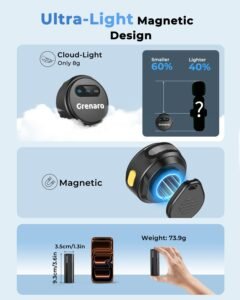 Purchase GRENARO Wi-fi Mic for YouTube, 3-Degree Noise Discount Wi-fi Microphone, Magnetic Mini Mic Wi-fi with 40H Charging Case for Recording and Reside Stream, Help Android & iOS - Greatest Worth India | AskMeFlash - Image 8