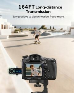 Purchase VELOMAX Wi-fi Mic for YouTube, Smartphone & Digital camera, 164FT Vary, 3-in-1 Noise-Cancelling Wi-fi Microphone for Vlogging, Interviews & Video Recording - Greatest Worth India | AskMeFlash - Image 2