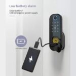 Wolf Guard 5-in-1 Smart Deadbolt Lock – Keyless Fingerprint & Keypad Entry for Front Doors - Image 6