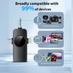 Purchase GADGETSWEAR Twin Wi-fi Lavalier Microphone for Youtubers, 3-in-1 Plug-and-Play Wi-fi Mic, for iPhone/Android/DSLR Digital camera/USB-C Plug/iPad, Noise-Cancelling Mic for Vlogging, Streaming, Podcast - Greatest Worth India | AskMeFlash - Image 3