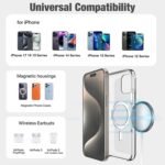 GIANAC 15W Magnetic Wireless Charger – MagSafe Charging Pad for iPhone 12–17 & AirPods - Image 4