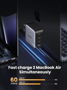 Purchase UGREEN 100W USB C Charger, Nexode 4 Ports GaN Charger Quick Charging Block Compact Energy Adapter Wall Cost India Plug for MacBook Professional, Dell XPS, iPad, iPhone 17 Professional Max/16, Galaxy S25 Extremely, Pixel 10 - Greatest Value India | AskMeFlash - Image 4