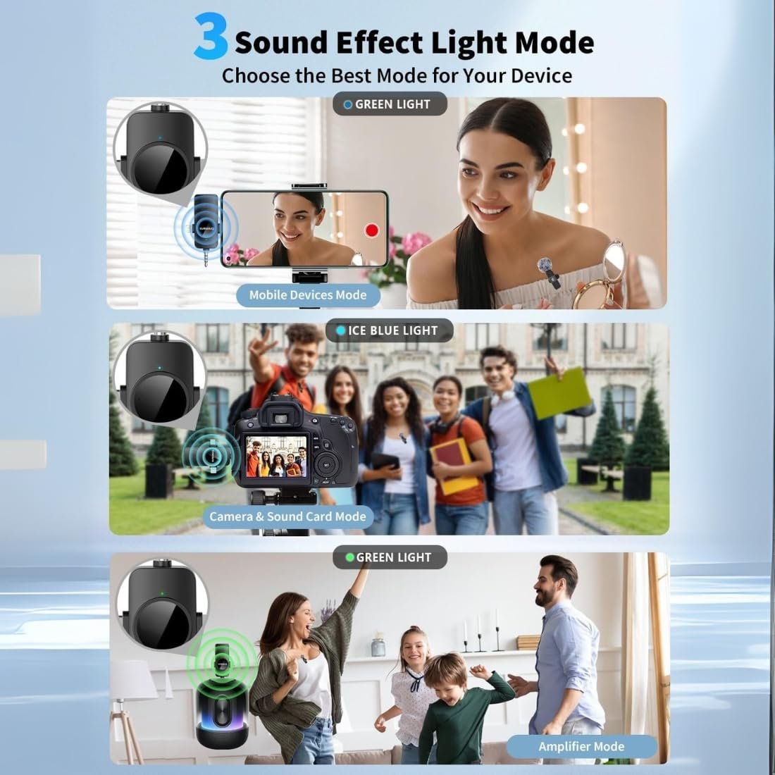 Purchase GADGETSWEAR Twin Wi-fi Lavalier Microphone for Youtubers, 3-in-1 Plug-and-Play Wi-fi Mic, for iPhone/Android/DSLR Digital camera/USB-C Plug/iPad, Noise-Cancelling Mic for Vlogging, Streaming, Podcast - Greatest Worth India | AskMeFlash - Image 5
