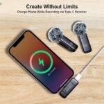 Purchase pTron KWM-2 Sort C Wi-fi Microphone with Charging case w/Noise Cancellation, 48Hrs Battery, 20m Wi-fi Vary, Collar Mic for DSLR/iPhone/Android, Vlog, Streaming/Zoom Assembly (Black) - Greatest Worth India | AskMeFlash - Image 8