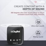 Purchase Digitek DWM 101 Wi-fi Microphone System with ANC Noise Discount, 360° Sound Seize, Upto 12 Hrs Working Time, for DSLR Digicam, Android & iOS Smartphones, Seamless Audio Recording - Finest Worth India | AskMeFlash - Image 3