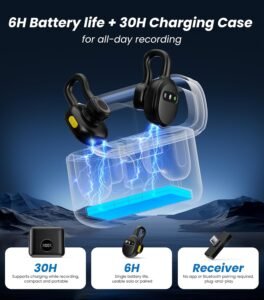 Purchase Tisino mini Wi-fi Lavalier Microphone for iPhone 15,16/Android/Tablets/PC with USB C Plug, Noise Discount Clip-on Lapel Mic with Charging Case for YouTube, TikTok, Vlog, Podcast, Interview - Greatest Value India | AskMeFlash - Image 7