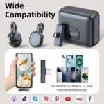 Mini Wireless Lavalier Microphone – Clip-On USB-C Mic with Charging Case & 7H Battery for iPhone & Android - Image 8