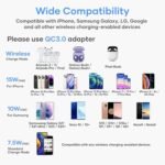 Purchase 15W Quick Wi-fi Charger Pad, USB-C to C Cable Included, Common Qi Charging for iPhone 17/16/15/14/13/12 & Samsung Galaxy S26/S25/S24/S23/S22, OnePlus & Extra, Non-Magazine-Protected Charging Stand - Finest Value India | AskMeFlash - Image 5