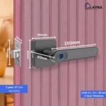 Purchase LAVNA Sensible Door Lock | 3 Means Unlock | Fingerprint, Cell app, Key Entry Appropriate for 28 mm to 55mm Wood Door match with Proper N Left Door Deal with (Digital) (LA15) - Greatest Value India | AskMeFlash - Image 4