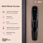 Purchase Hafele RE-Twist Good Digital Door Lock, Black, Contact Display Keypad, Auto-Lock Function, Constructed-in Doorbell, A number of Entry Modes, Up to date Design - Greatest Value India | AskMeFlash - Image 4