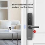 Purchase EZVIZ by Hikvision|Sensible Fingerprint Door Lock|Keyless Entry|Realtime Cellular Alerts|Baby Security Lock|BuiltIn DoorBell|Waterproof Design|Helps Emergency PowerSupply|DL05, Black - Greatest Value India | AskMeFlash - Image 2