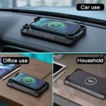 STHIRA 15W Wireless Car Charging Pad – Flat Charging Mat with 1.5M Cable for iPhone 12–17 & Galaxy S21–S24 - Image 7