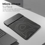 Purchase Zebronics MSP-W150 Mouse Pad with Wi-fi Charger, 15W Quick Charging, Micro-Weave Floor, Anti-Slip Rubber Base, 1m Kind-C Cable, Anti-Fraying Edges, Consolation Padding - Finest Value India | AskMeFlash - Image 3