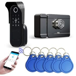 Purchase Wolf Guard Good Lock,5 in 1 Keyless Entry Door Lock Fingerprint Locks with Keypads,Entry Deadbolt Entrance Door Lock – Finest Value India | AskMeFlash
