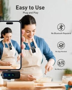 Purchase VELOMAX Wi-fi Mic for YouTube, Smartphone & Digital camera, 164FT Vary, 3-in-1 Noise-Cancelling Wi-fi Microphone for Vlogging, Interviews & Video Recording - Greatest Worth India | AskMeFlash - Image 4