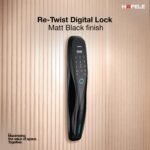Purchase Hafele RE-Twist Good Digital Door Lock, Black, Contact Display Keypad, Auto-Lock Function, Constructed-in Doorbell, A number of Entry Modes, Up to date Design - Greatest Value India | AskMeFlash - Image 7