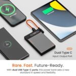 HAMMER 10000mAh MagSafe Power Bank – 15W Wireless + 22.5W PD Fast Charging with LED Display (Made in India) - Image 8