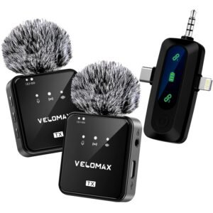 Purchase VELOMAX Wi-fi Mic for YouTube, Smartphone & Digital camera, 164FT Vary, 3-in-1 Noise-Cancelling Wi-fi Microphone for Vlogging, Interviews & Video Recording – Greatest Worth India | AskMeFlash