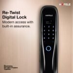 Purchase Hafele RE-Twist Good Digital Door Lock, Black, Contact Display Keypad, Auto-Lock Function, Constructed-in Doorbell, A number of Entry Modes, Up to date Design - Greatest Value India | AskMeFlash - Image 2