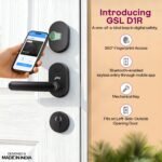 Purchase Godrej Advantis Sensible Lock | GSL D1R | 3 in 1 Digital Lock I Fingerprint, Cell App & BLE | Excellent for Left-Hand, Exterior Opening Doorways I 3-Yrs Guarantee I Made in India | Black - Finest Worth India | AskMeFlash - Image 2
