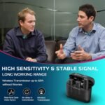 Purchase Hiffin X ULANZI J12 Wi-fi Lavalier Microphone for Kind-C & iPhone, 65ft Vary, Auto Pairing Mic with 6 Hr Battery, 3-Degree Noise Cancellation & Omni-Directional Sound for Vlogging & Interviews - Finest Value India | AskMeFlash - Image 3