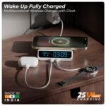 Purchase Xech Digital Alarm Clock for Heavy Sleepers | 15W Quick Wi-fi Charger & Twin USB-C Ports | Sort-C Enter | Particular Birthday Present for Girlfriend, Husband, Spouse, Boyfriend | Made in India (Quest Neo) - Greatest Value India | AskMeFlash - Image 5