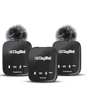 Purchase Digitek DWM 101 Wi-fi Microphone System with ANC Noise Discount, 360° Sound Seize, Upto 12 Hrs Working Time, for DSLR Digicam, Android & iOS Smartphones, Seamless Audio Recording – Finest Worth India | AskMeFlash