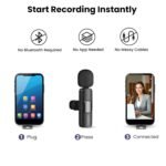Purchase Futopia Wi-fi Lavalier Microphone for USB-C with Clever Noise Discount & Reverb, 20m Vary, 6H Battery Life for Vlog, YouTube, Stay Stream, Studio - Finest Worth India | AskMeFlash - Image 3