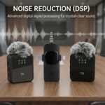 Purchase Wi-fi Lavalier Microphone for iPhone & Android, Noise Cancellation Collar Mic, Plug & Play 50m Vary, Mini Wi-fi Mic for YouTube, Reels, Podcast, Vlogging & Video Recording - Finest Value India | AskMeFlash - Image 6