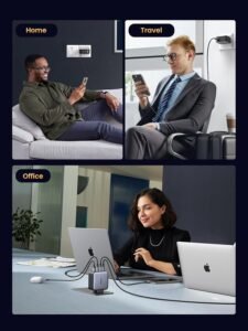 Purchase UGREEN 100W USB C Charger, Nexode 4 Ports GaN Charger Quick Charging Block Compact Energy Adapter Wall Cost India Plug for MacBook Professional, Dell XPS, iPad, iPhone 17 Professional Max/16, Galaxy S25 Extremely, Pixel 10 - Greatest Value India | AskMeFlash - Image 8