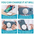 GIANAC 15W Magnetic Wireless Charger – MagSafe Charging Pad for iPhone 12–17 & AirPods - Image 6